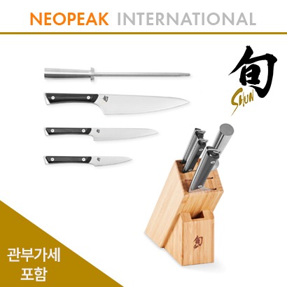 Shun 슌 Kazahana Knife Block Set of 5