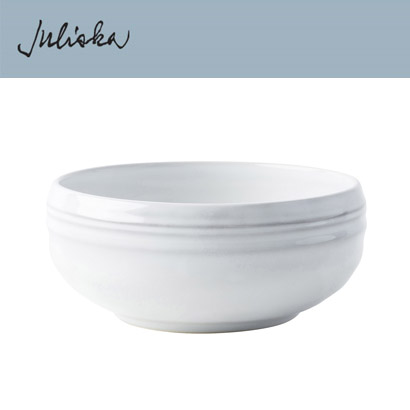 Juliska 빌바오 Bilbao Cereal Bowl - White Truffle (2pc) (지름 6.5 *높이 3) in (17*8cm) 관부가세 포함